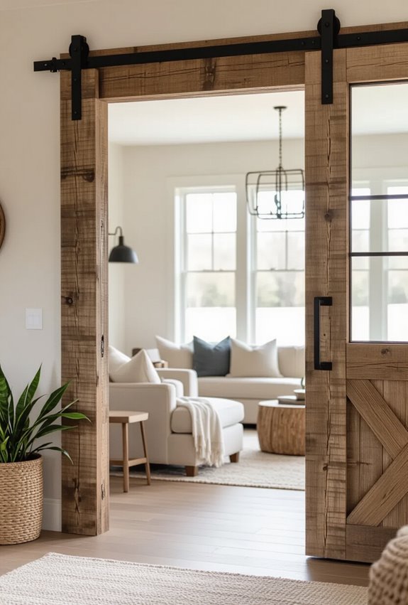 rustic sliding barn door