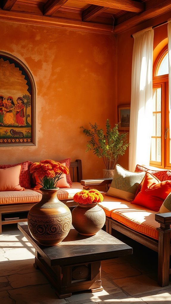 rustic terracotta home decor