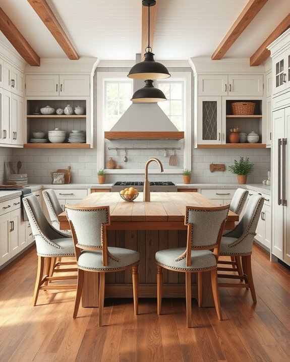 rustic warm inviting kitchen
