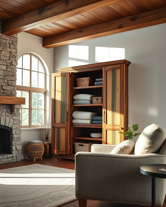 rustic warmth and charm