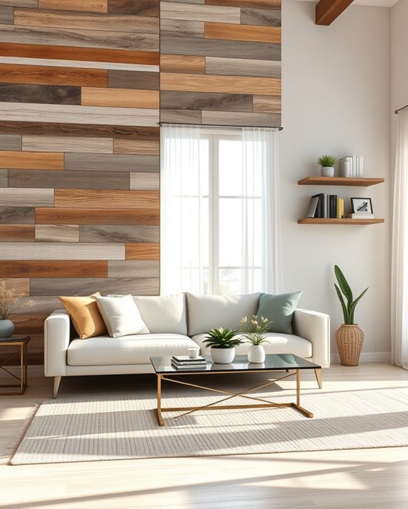 rustic warmth with reclaimed wood
