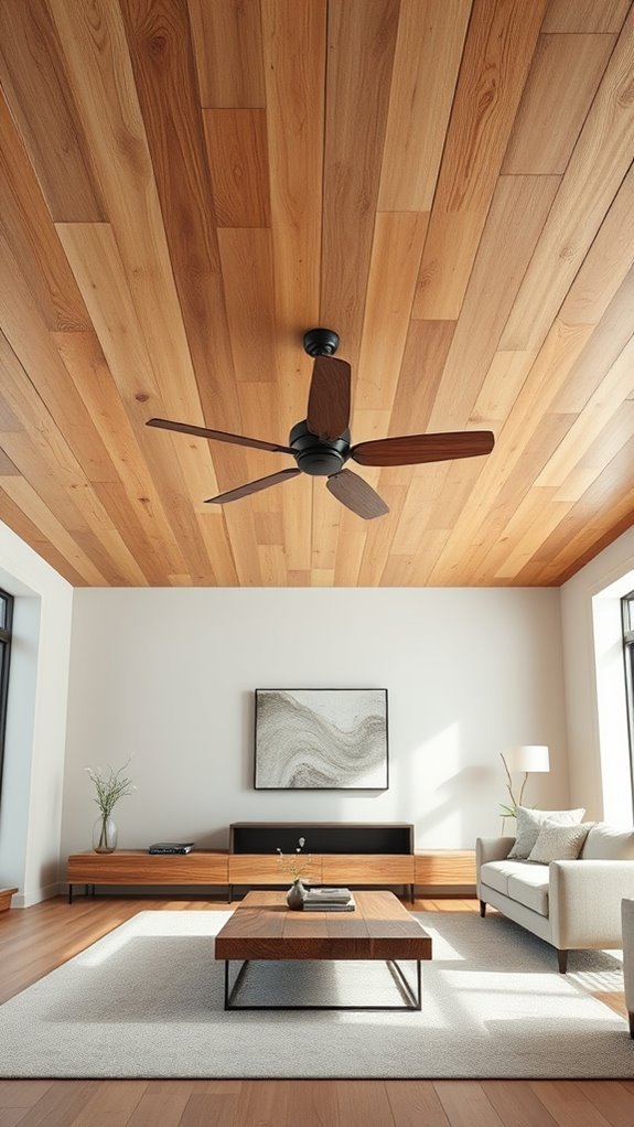 rustic wood ceiling charm