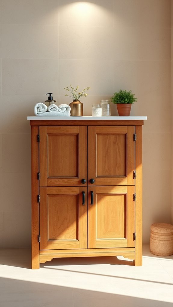rustic wooden cabinet styles