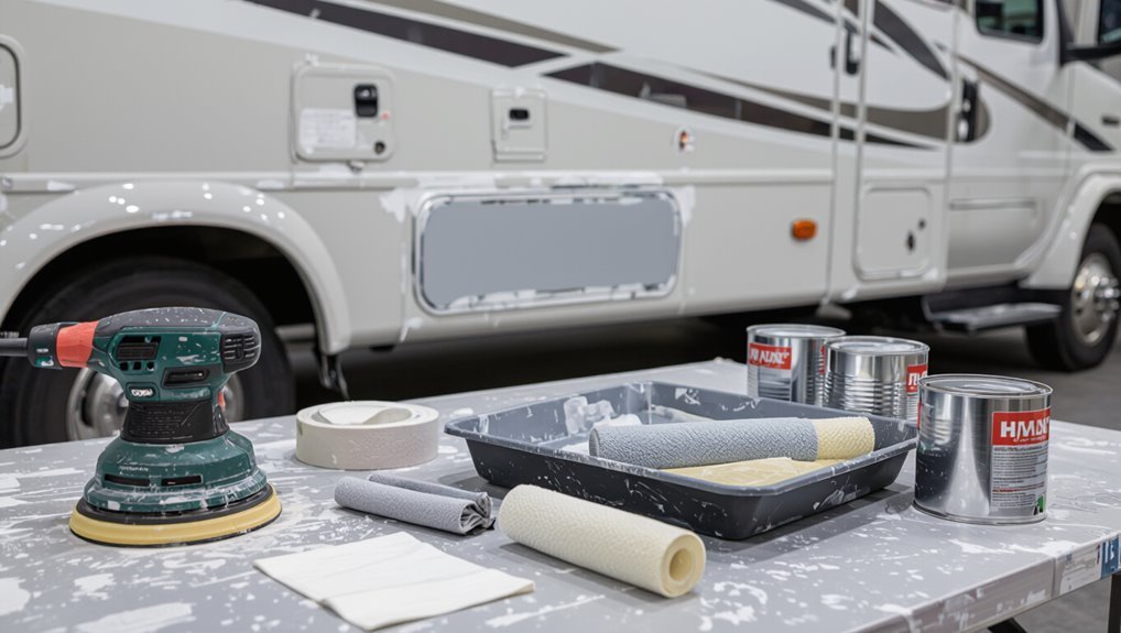 rv paint workflow steps