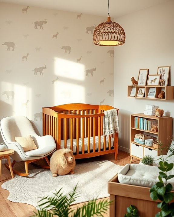 safari themed nursery decor