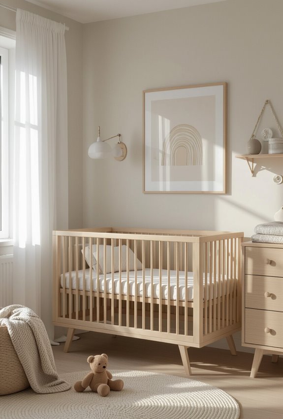 safe accessible crib placement