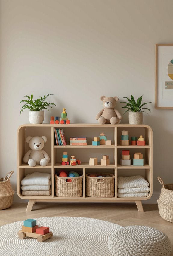 safe accessible family bookshelf storage