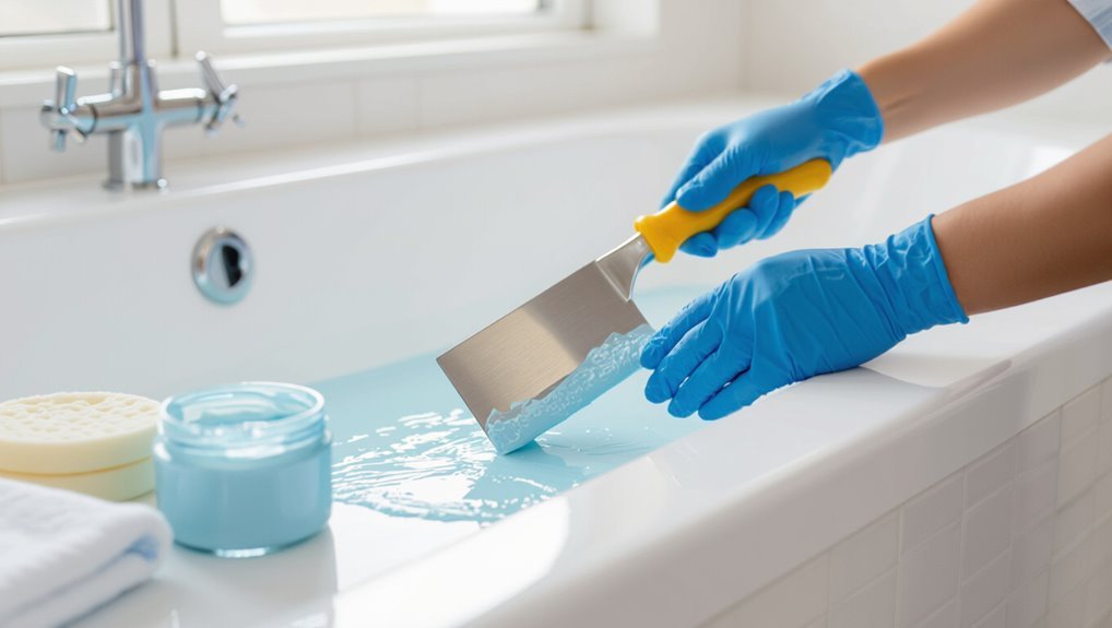 safe bathtub paint removal