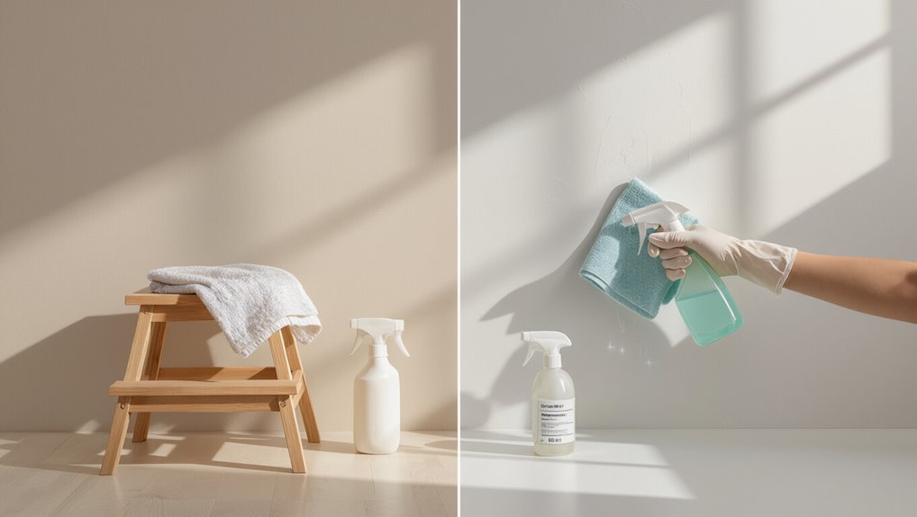 safe cleaning for painted walls