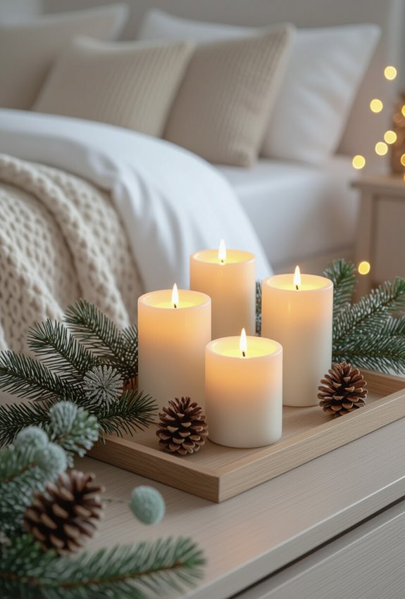 safe flickering battery candles