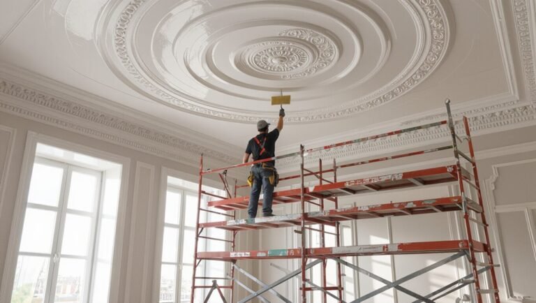 safe high ceiling painting