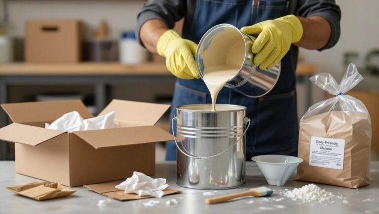 safe latex paint disposal