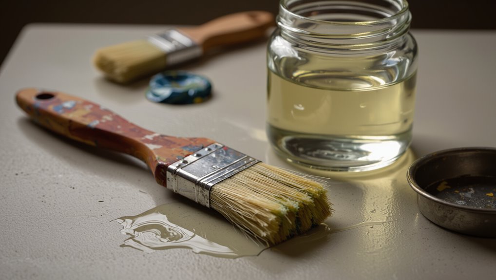 safe mineral spirits cleanup