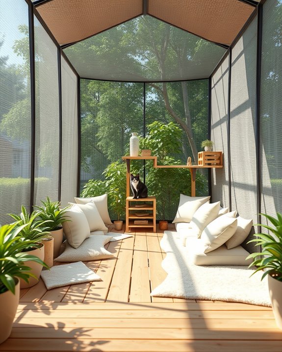 safe outdoor cat retreat
