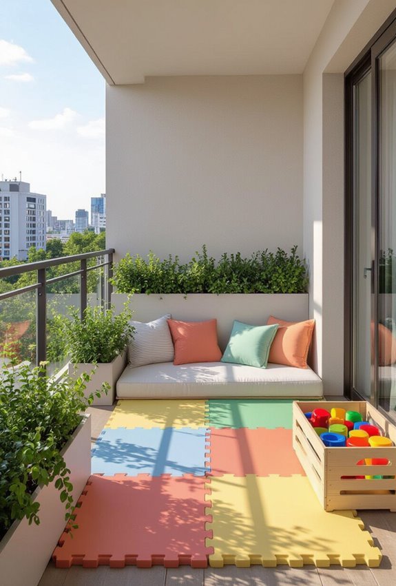 safe playful balcony retreat