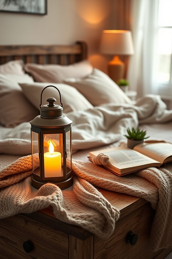 safe stylish candle ambiance