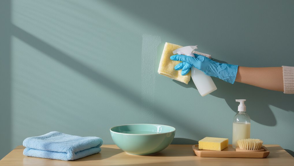 safe wall cleaning techniques