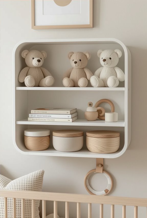 safety first rounded shelving design