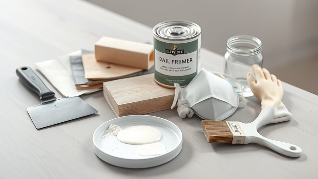 safety gear and prep tools