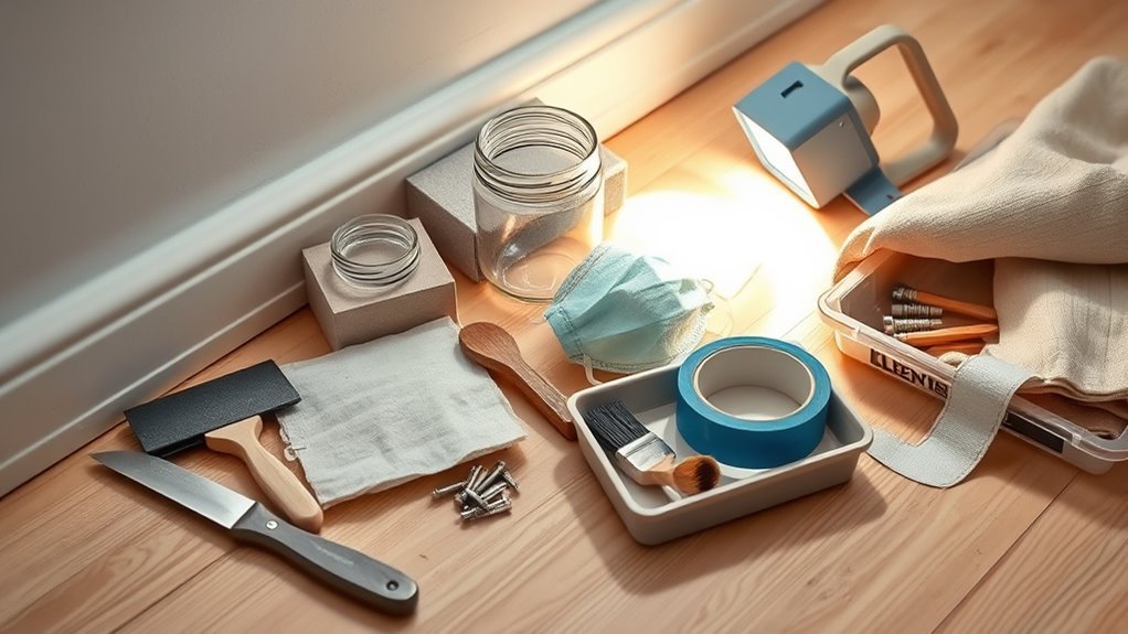 safety gear and proper tools