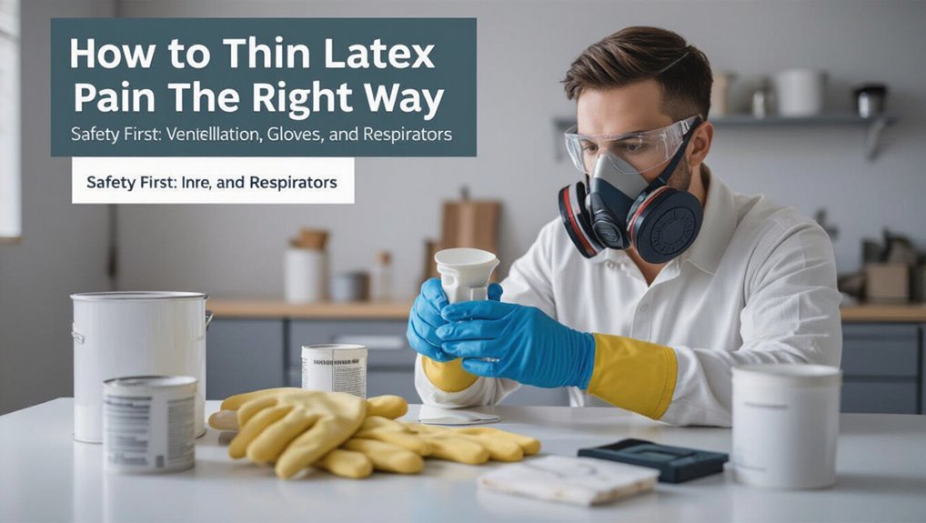 safety gear and ventilation