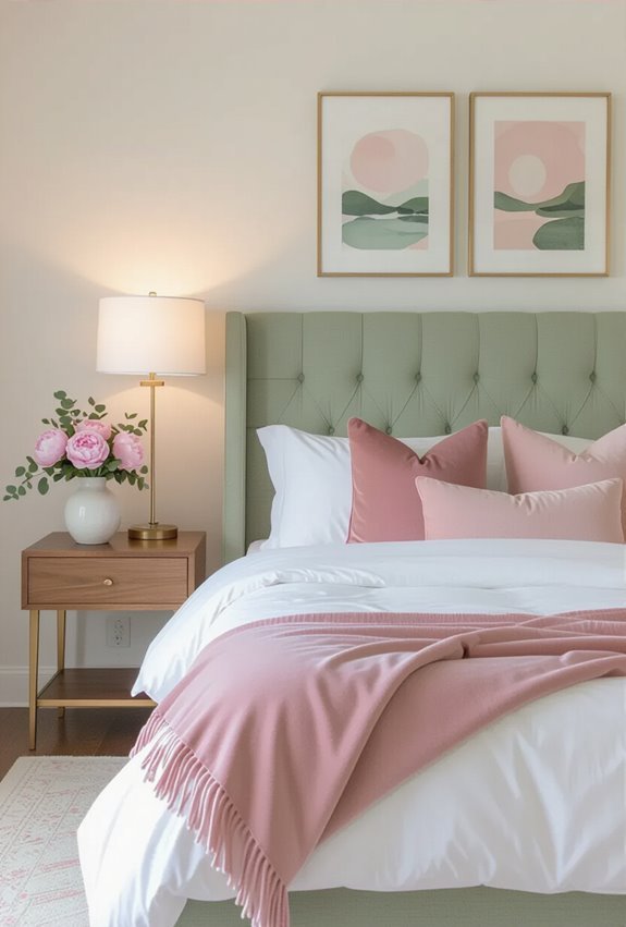 sage and blush elegance