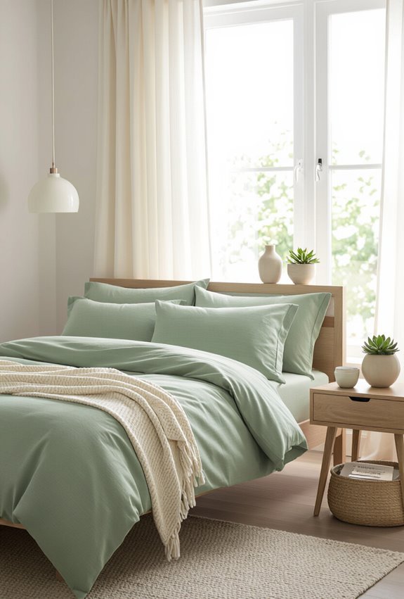 sage and cream minimalist harmony