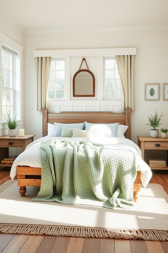 sage green cozy accents