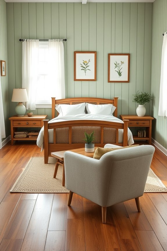 sage green farmhouse serenity