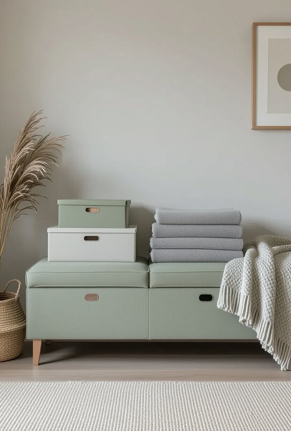 sage grey sustainable storage solutions