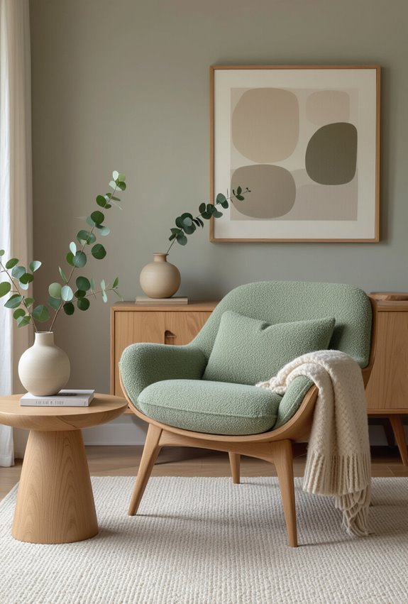 sage oak mid century harmony