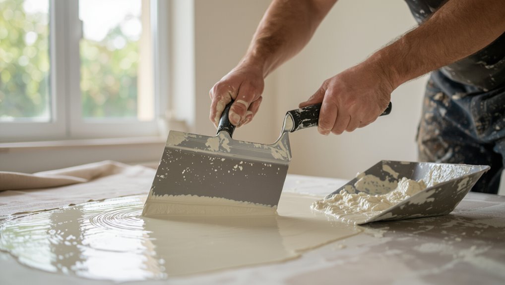 salon smooth skimmed walls