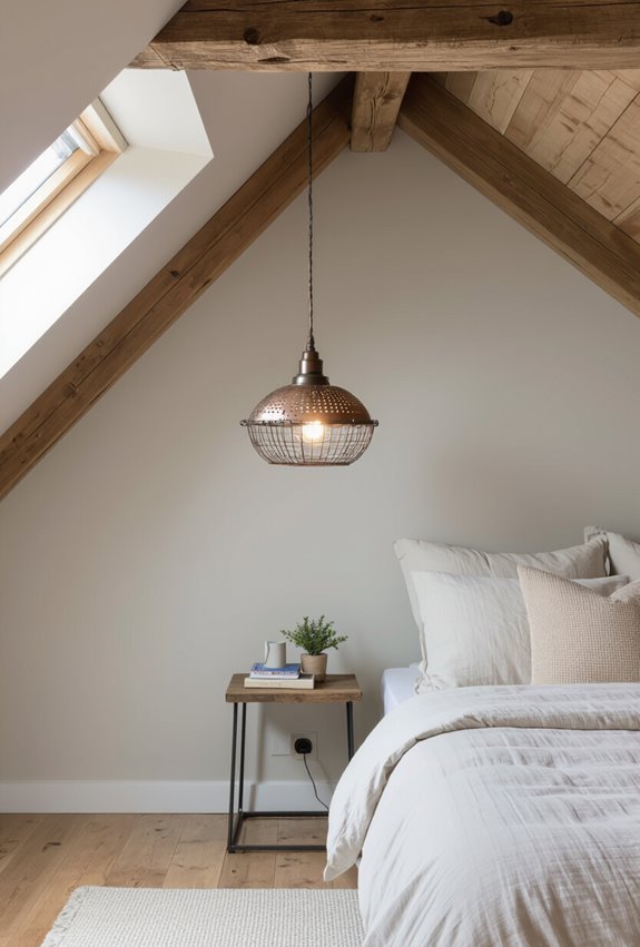 salvaged industrial rustic lighting