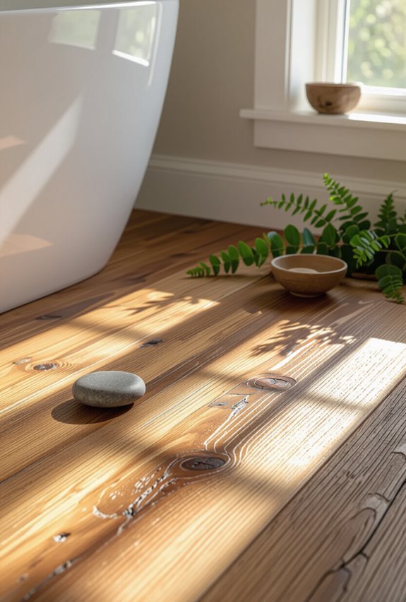 salvaged timber with beeswax