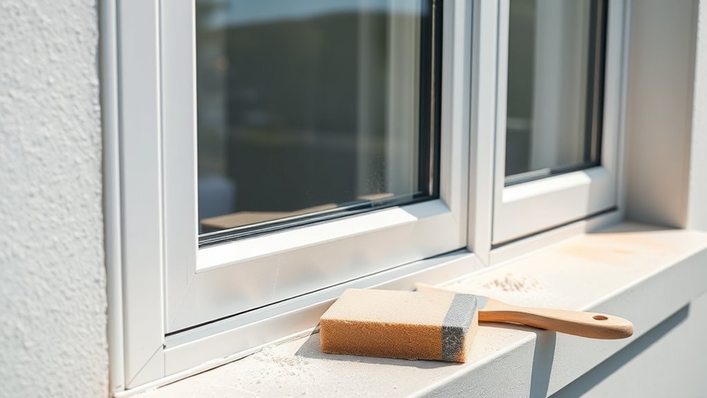 sand for primer adhesion