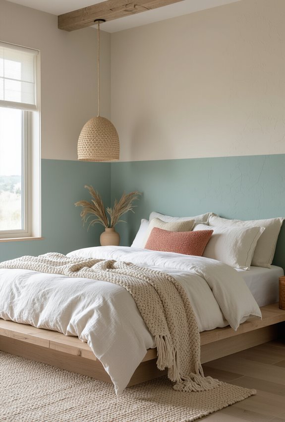 sand to sea ombre wall