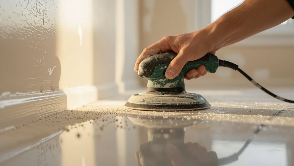 sanding enhances paint adhesion
