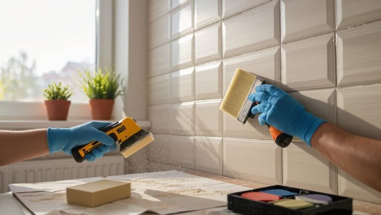 sanding priming painting sequence
