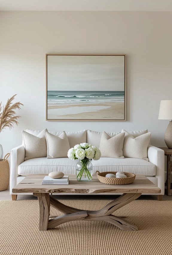 sandy grayscale coastal serenity