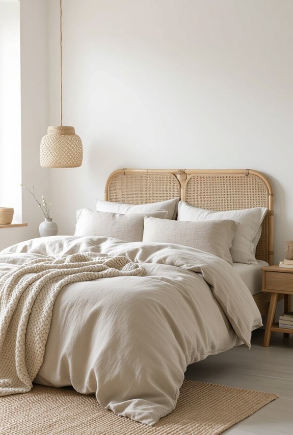 sandy neutral layered linen