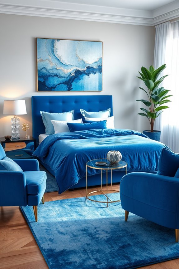 sapphire accents for sophistication
