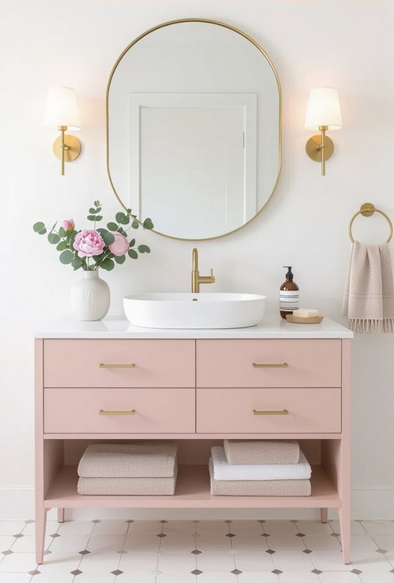 saturated pink vanity focalpoint