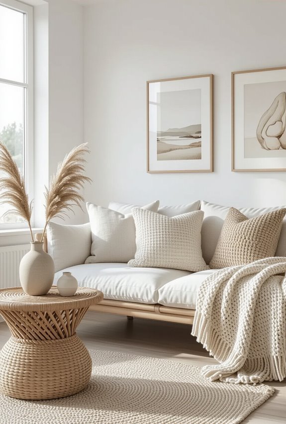 scandi boho coastal minimalism blend