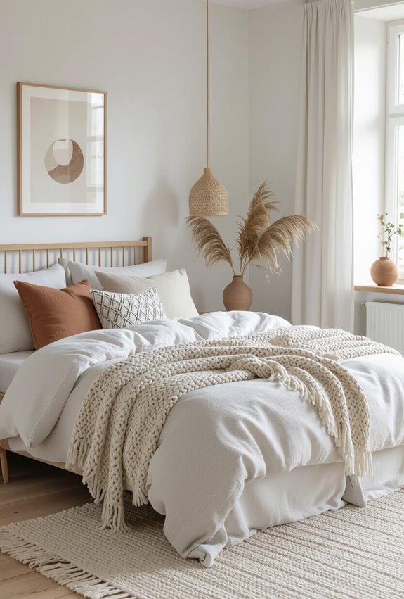 scandinavian geometric prints balance