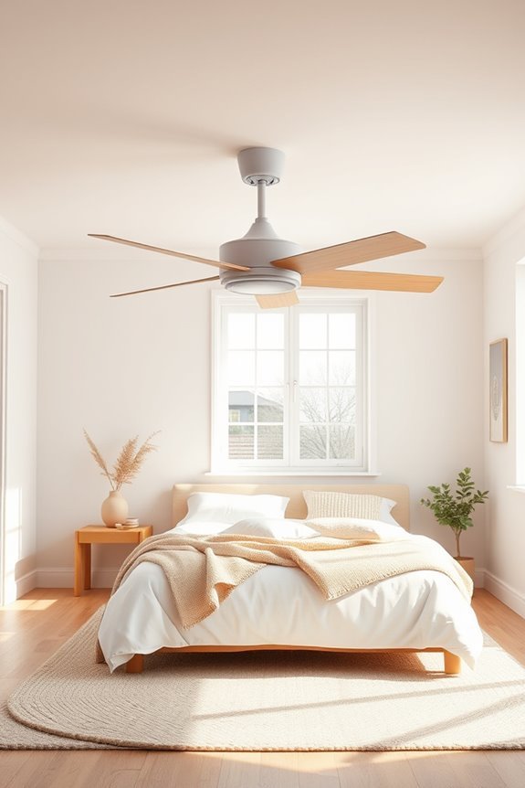 scandinavian minimalist ceiling fan