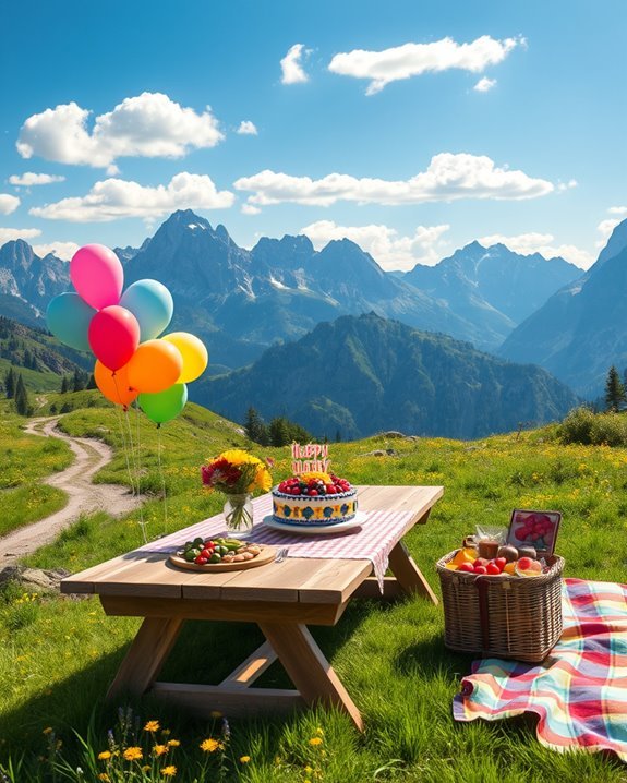 scenic hiking birthday adventure