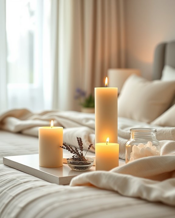 scented candles enhance ambiance