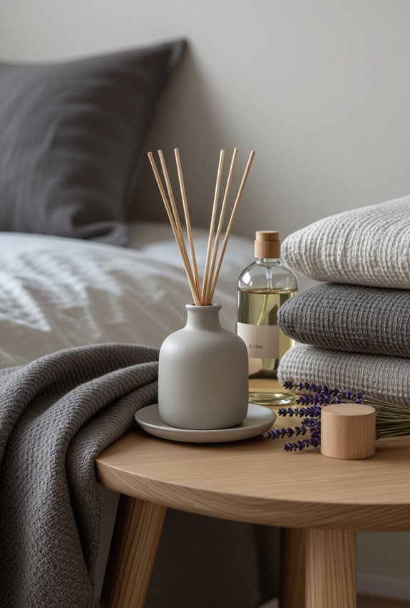 scented diffusers and linens