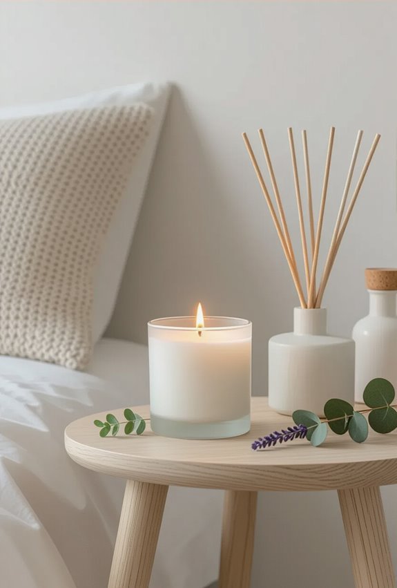 scented layering for cozy ambiance