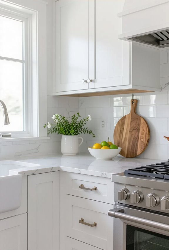 scratch resistant easy clean white finishes